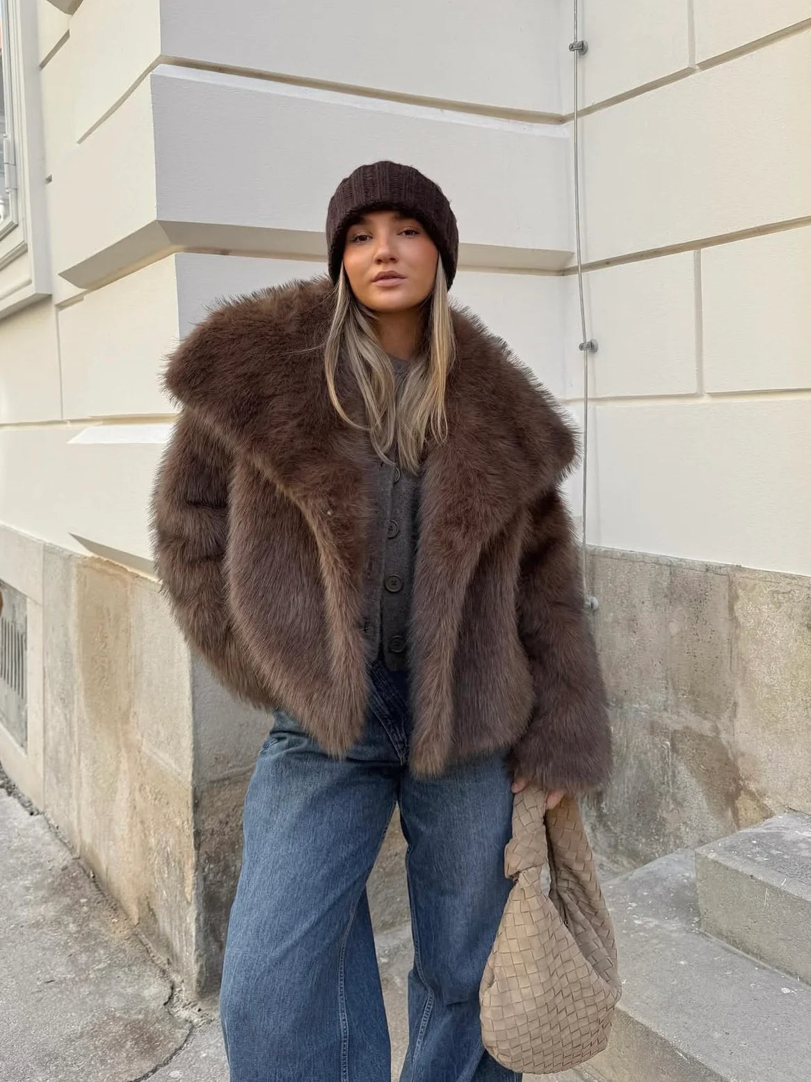 Manteau Fourrure Mila Ivoria