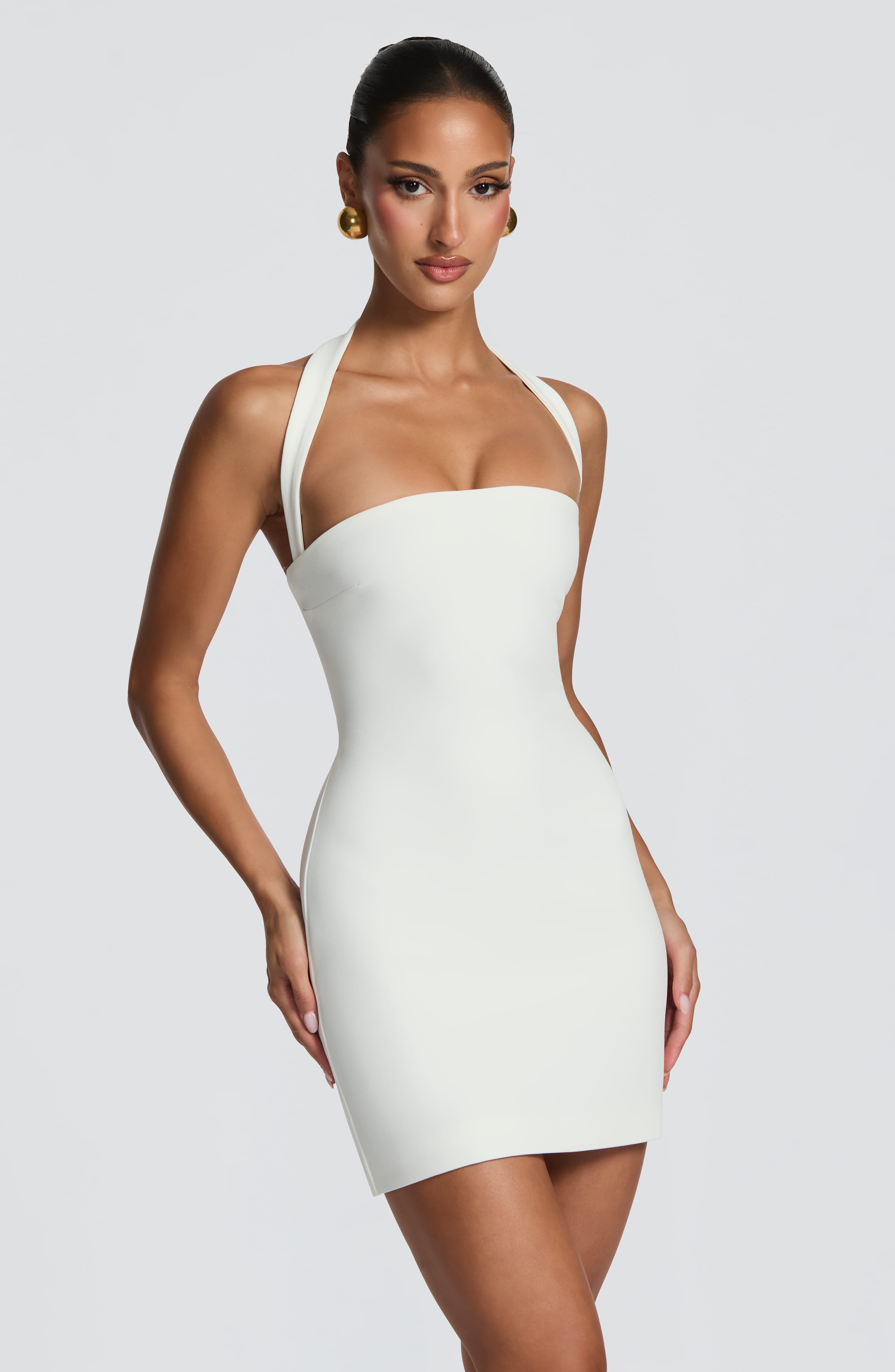 ALBA — Mini robe Ivoire