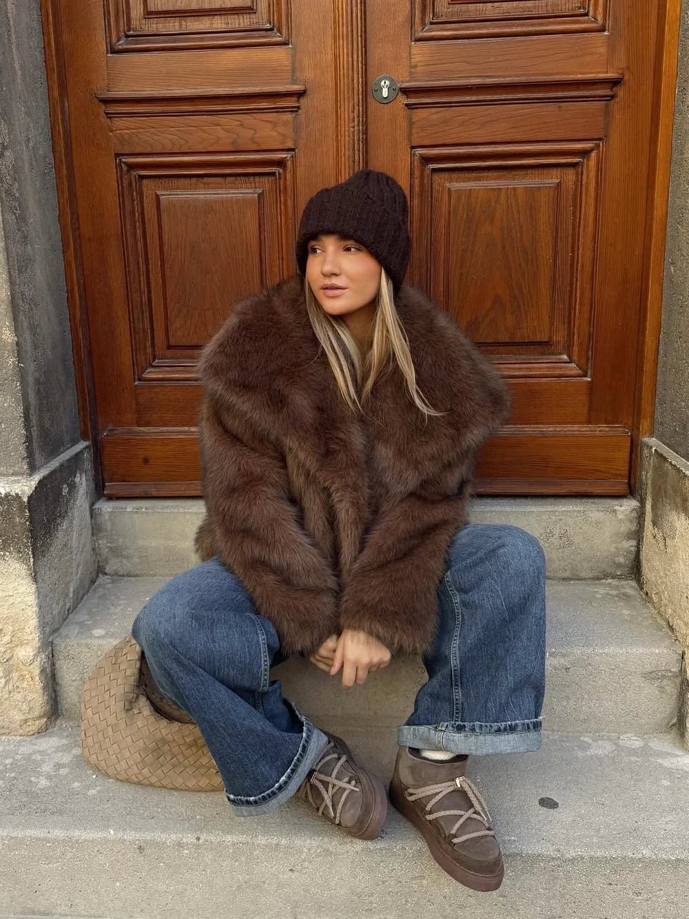 Manteau Fourrure Mila - Ivoria