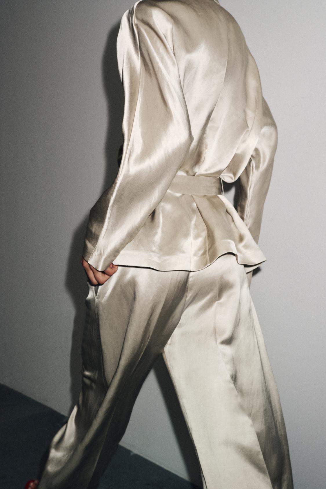 Pantalon satiné Catherina LIMITED EDITION Ivoria