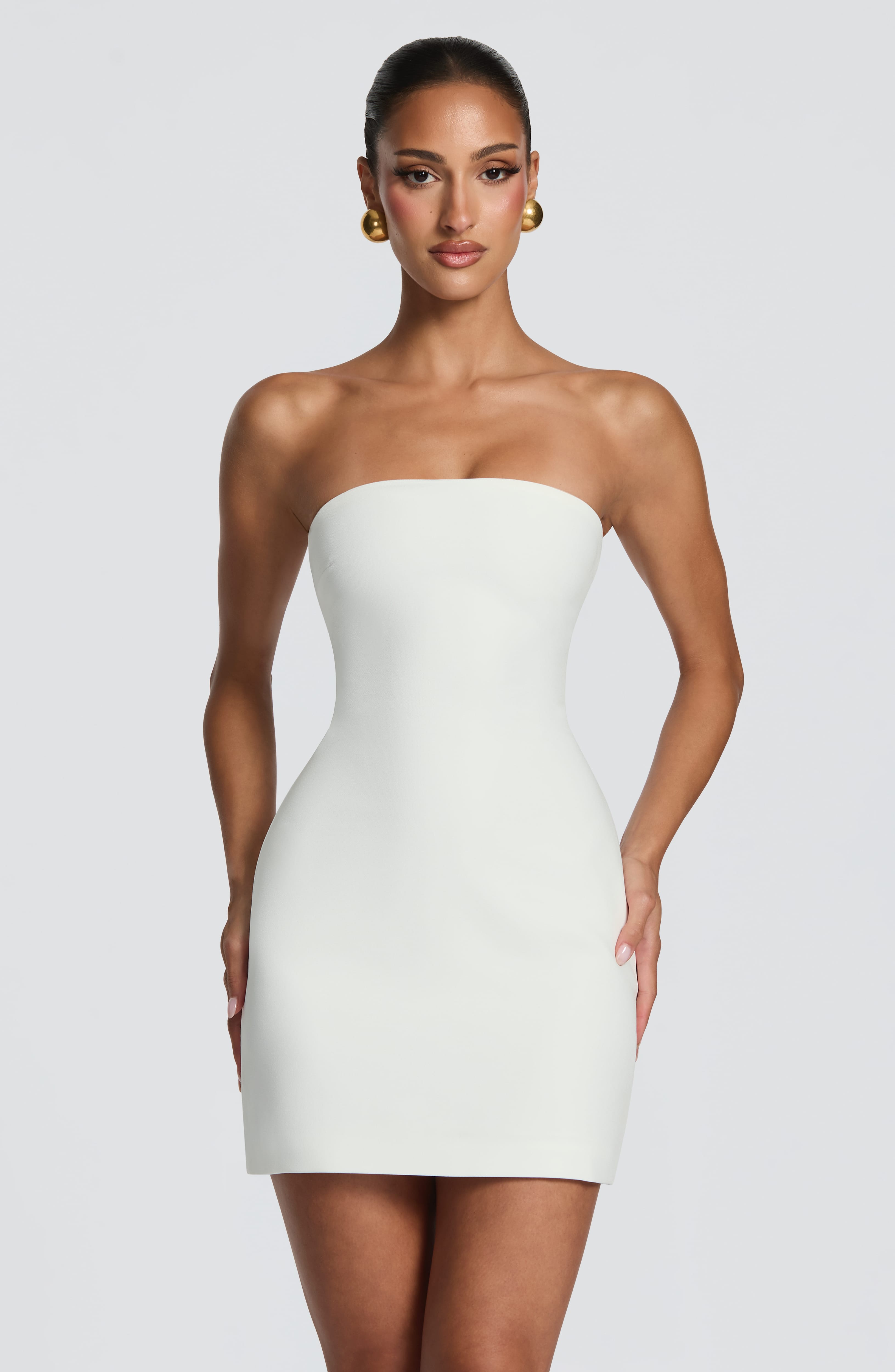 ALBA — Mini robe Ivoire