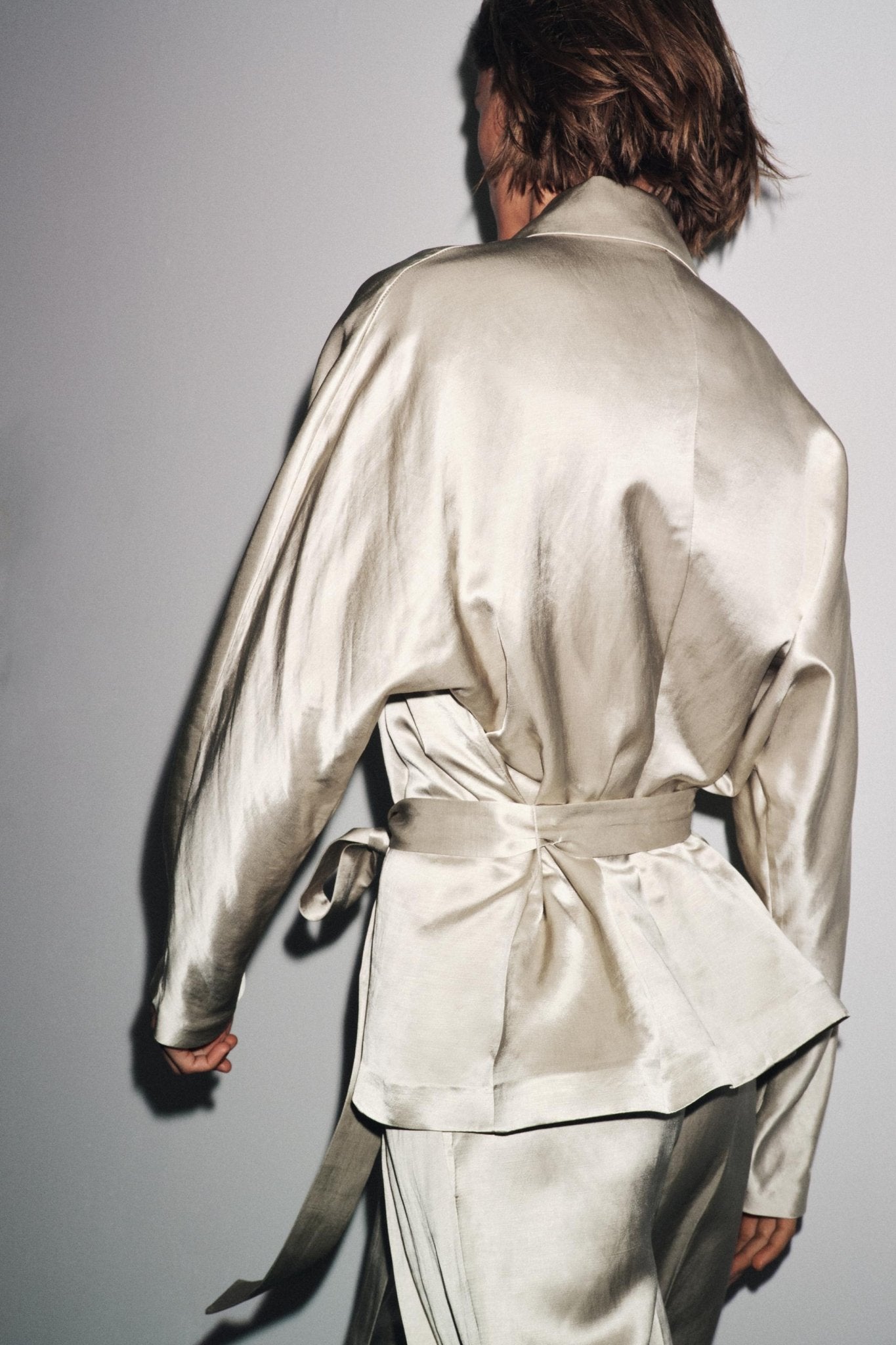 Blazer satiné Catherina LIMITED EDITION - Ivoria