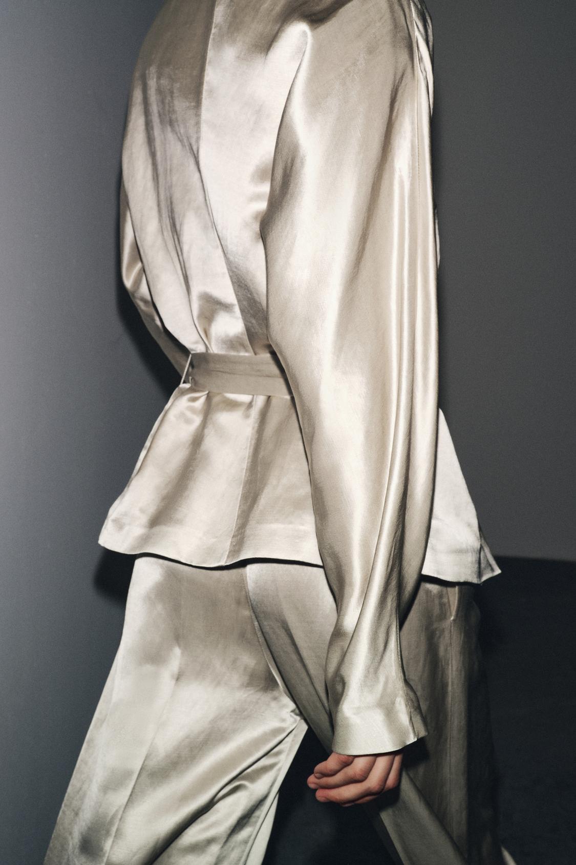 Pantalon satiné Catherina LIMITED EDITION - Ivoria